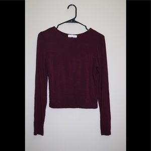 Maroon dry goods shirt